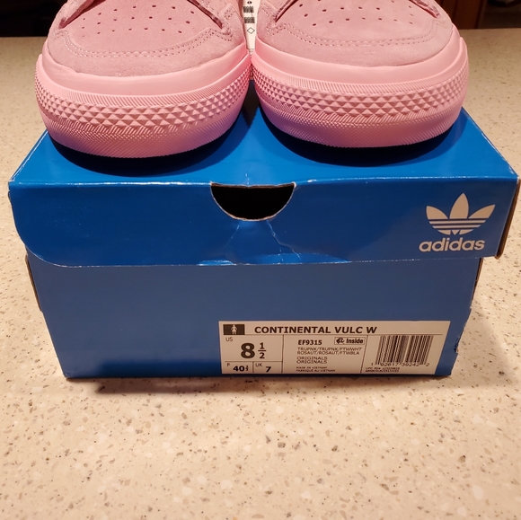 🆕️ NEW Adidas Continental Vulc True Pink - Picture 10 of 16